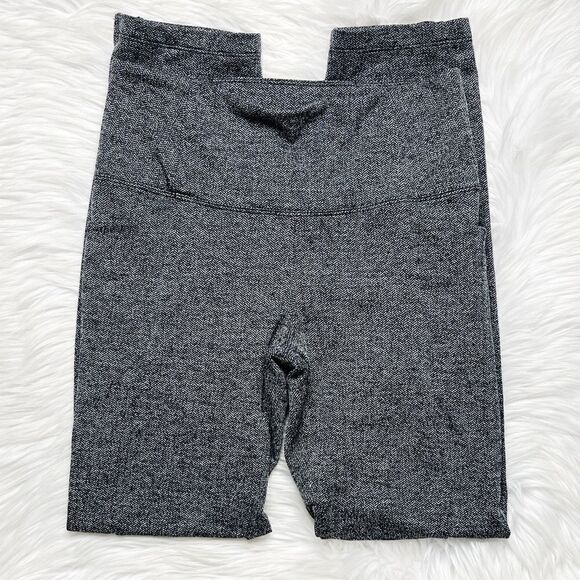 Athleta Energy Power Up Cropped Split Legging Space Dye Grey Size XS - Picture 1 of 7